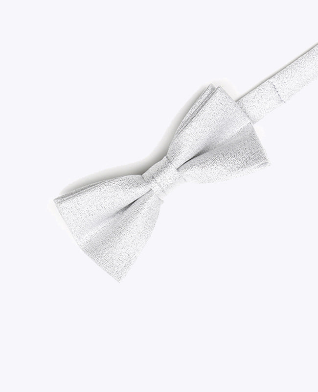 Motýlek s flitry Stříbrný č.1 Dětský z polyesteru | Isidore - Unipap's