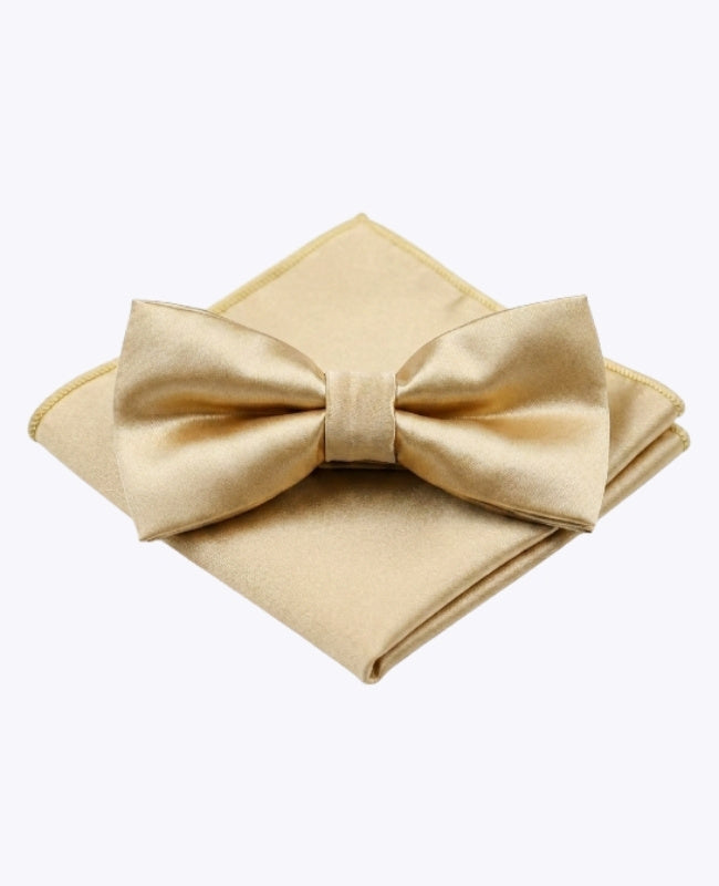 Motýlek + Kapesníček do saka Zlatá č.2 Muži v Polyesteru „Jules"