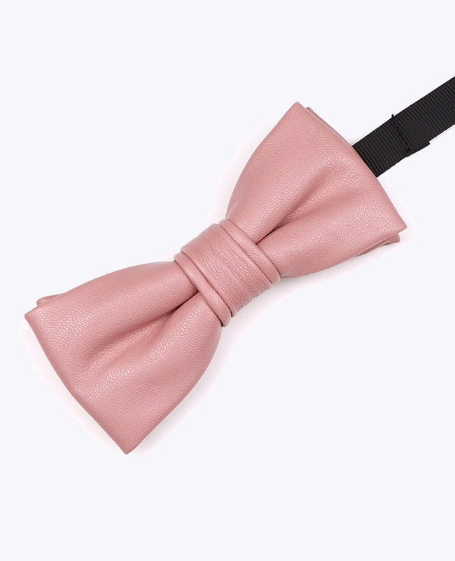 Motýlek Růžový č. 2 Pánský kožený «Achille»