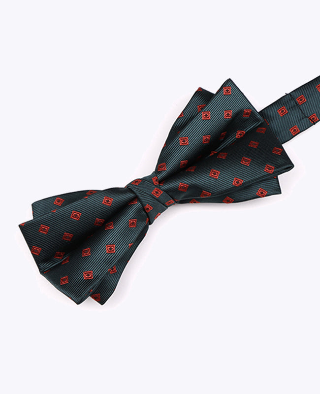 Motýlek Zelený se Vzory Pánský Polyesterový «Edmond»