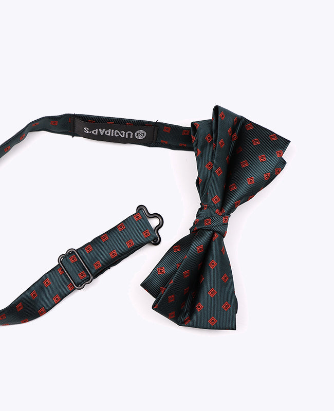 Motýlek Zelený se Vzory Pánský Polyesterový «Edmond»