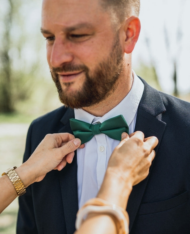 Motýlek Zelený č. 1 Pánský v Polyesteru «Jules»