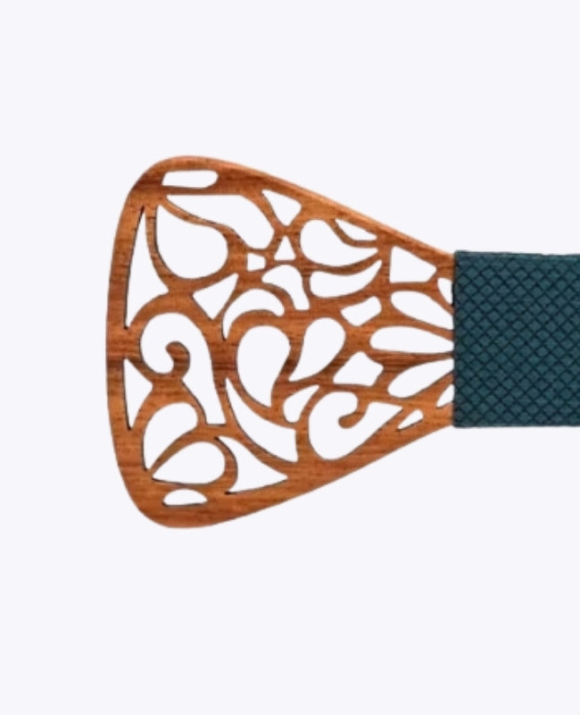 Noeud Papillon Vert Homme en Bois «Hercule»