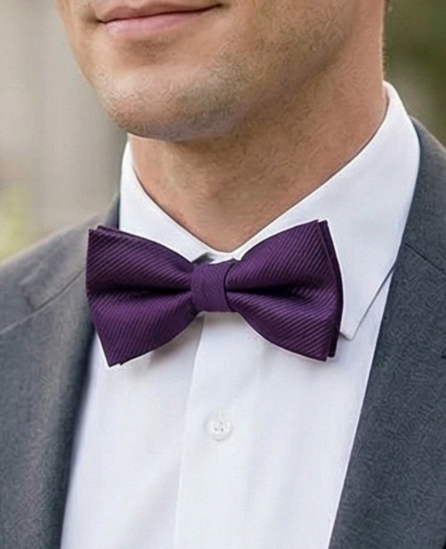 Motýlek Fialový č.2 pro muže z Polyesteru «Lucien»