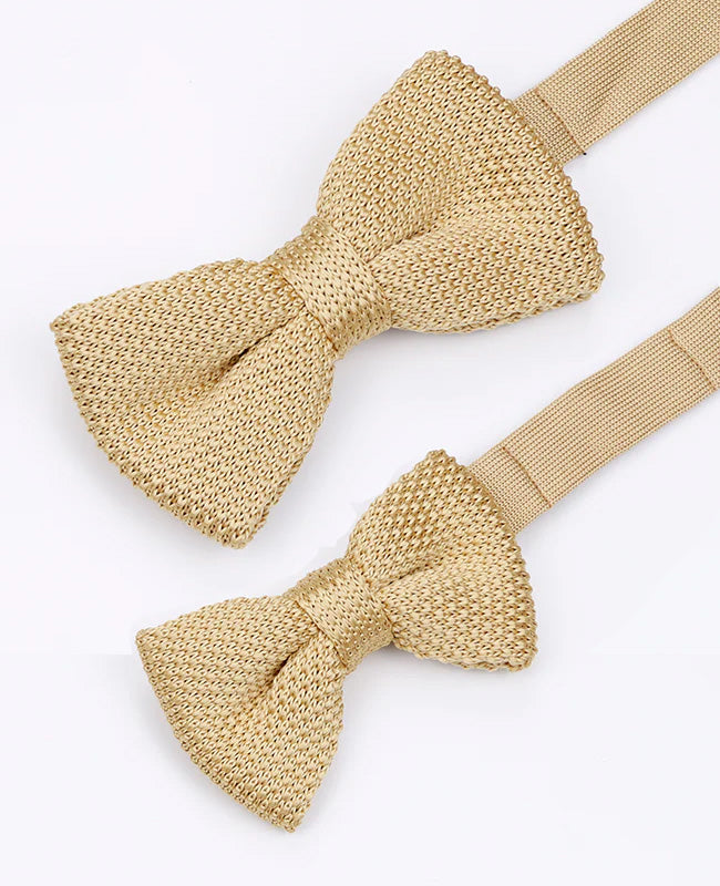 Motýlky Zlatá Otec & Syn v Pletenině «Léon»