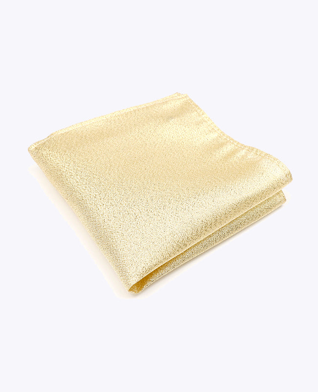 Kapesníček do saka s Flitrem Zlatý č.2 v Polyesteru | Isidore - Unipap's