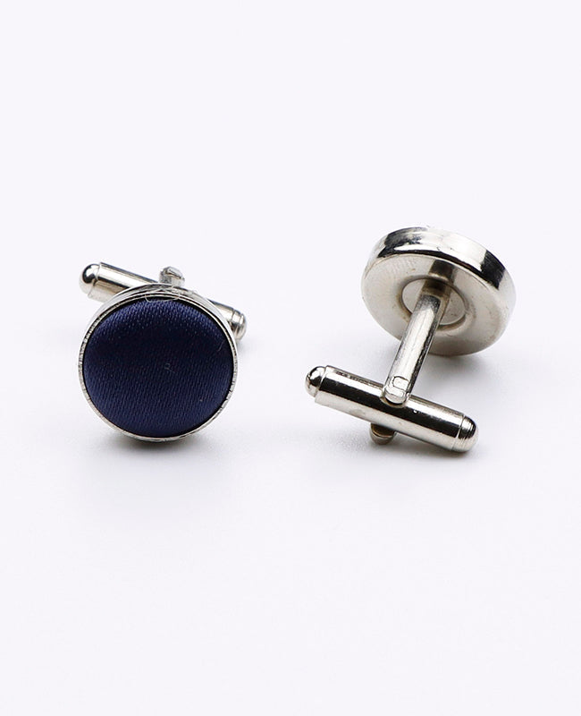 Boutons de Manchette Bleu n°1 en Polyester | Anatole - Unipap's