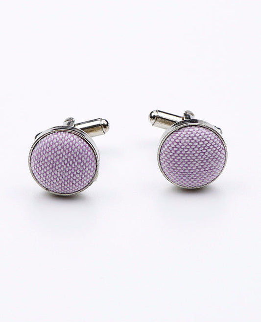 Boutons de Manchette Violet en Coton | Edgard - Unipap's