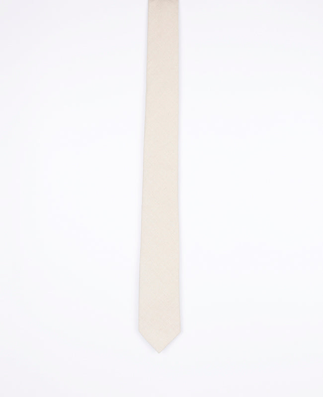 Cravate Beige en Coton | Oscar - Unipap's