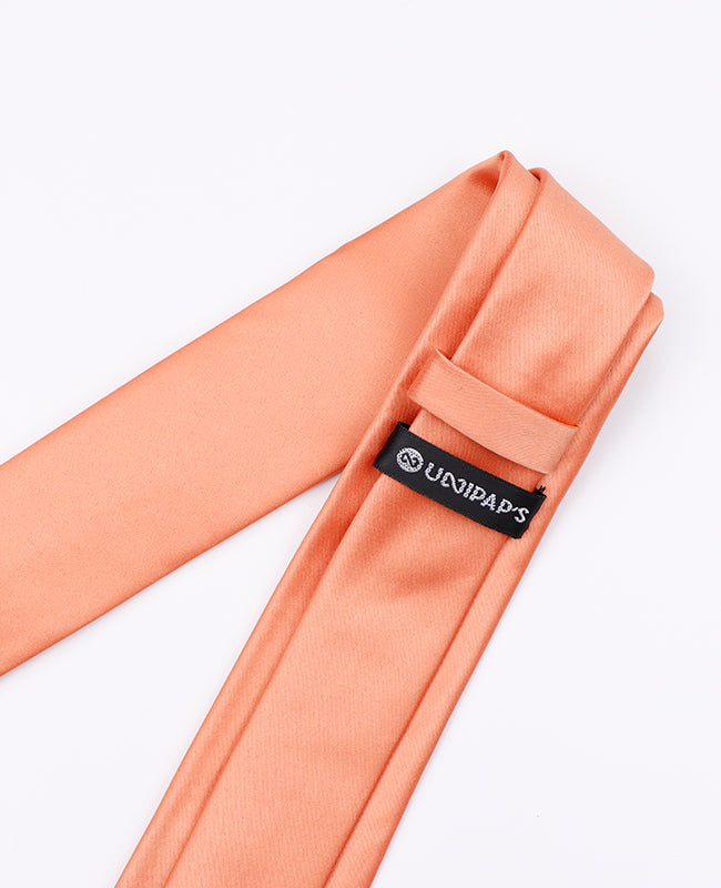Cravate Orange n°1 Homme en Polyester | Anatole - Unipap's
