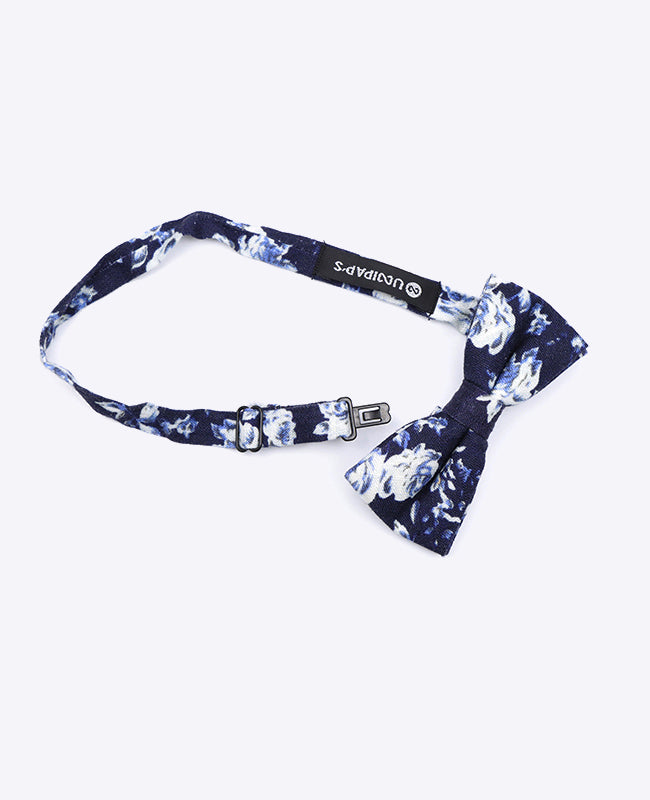Noeud Papillon Liberty Bleu n°6 Enfant en Coton | Charles - Unipap's