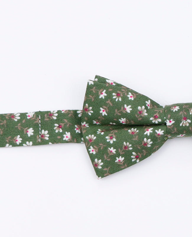 Noeud Papillon Liberty Vert n°1 Enfant en Coton | Gaspard - Unipap's