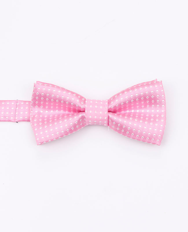 Noeud Papillon Rose n°1 à Pois Enfant en Polyester | Louis - Unipap's