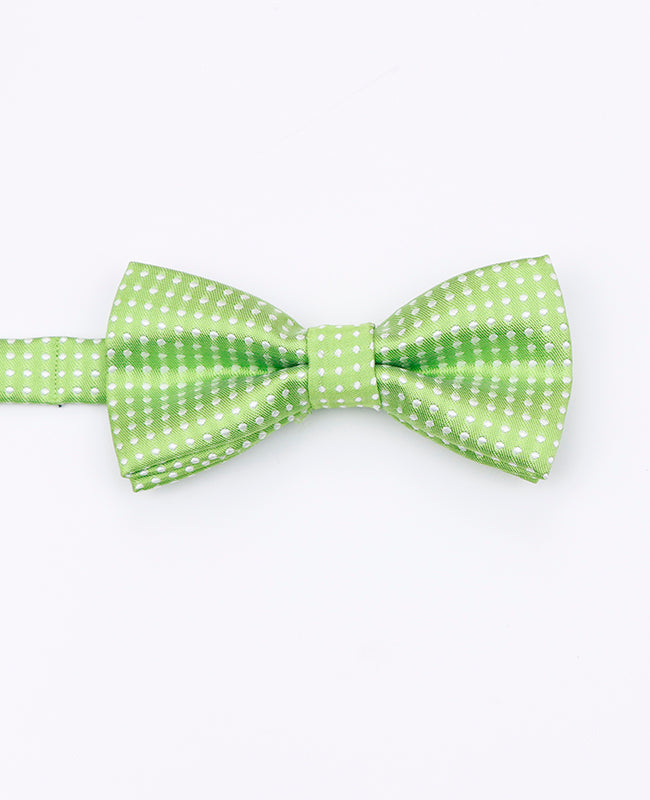 Noeud Papillon Vert n°1 à Pois Enfant en Polyester | Louis - Unipap's