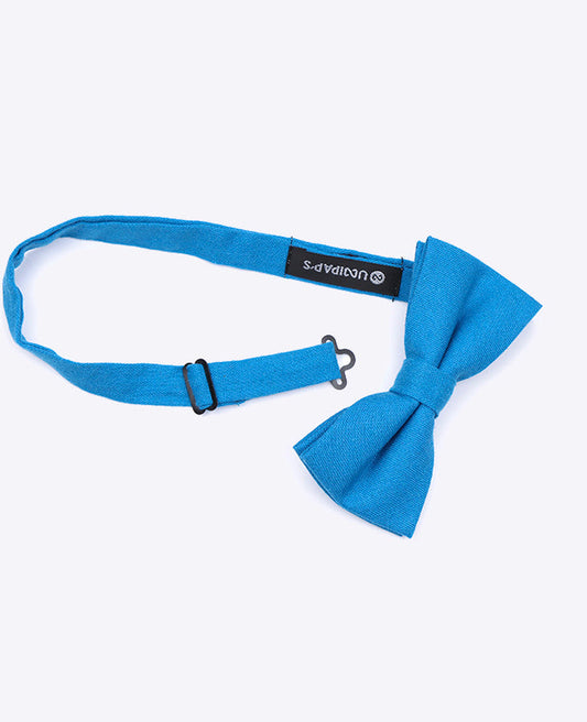 Noeud Papillon Bleu n°3 Homme en Lin | Basile - Unipap's
