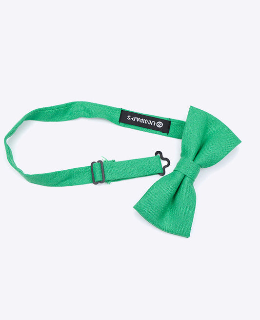 Noeud Papillon Vert n°3 Homme en Lin | Basile - Unipap's