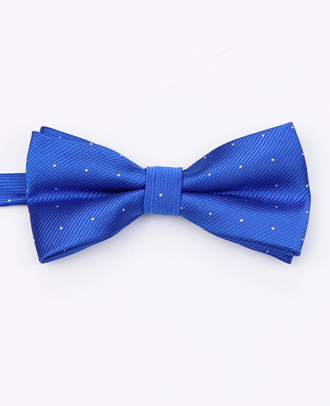 Noeud Papillon Bleu n°2 à Pois Homme en Polyester | Georges - Unipap's