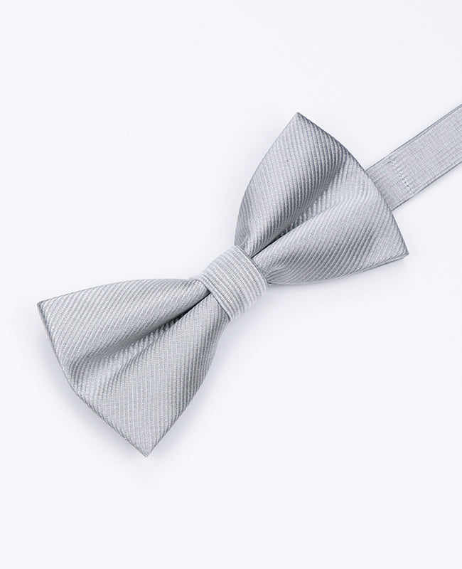 Noeud Papillon Gris n°2 Homme en Polyester | Lucien - Unipap's