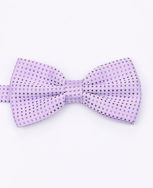 Noeud Papillon Violet n°2 à Pois Homme en Polyester | Louis - Unipap's