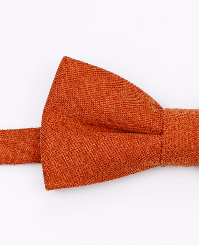 Noeud Papillon Orange n°1 Homme en Effet Velours | Simon - Unipap's