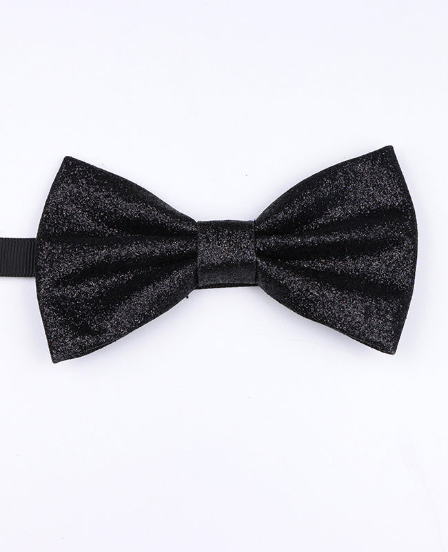 Noeud Papillon à Paillette Noir n°1 Homme en Polyester «Olive»