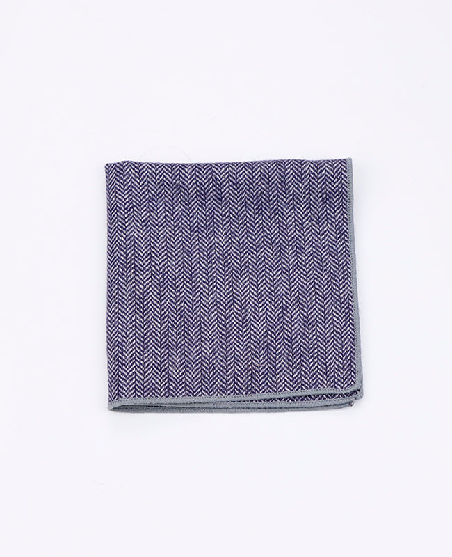 Pochette de Costume Bleu en Laine | Norbert - Unipap's