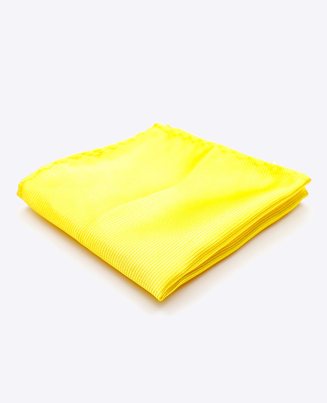 Pochette de Costume Jaune n°1 en Polyester | Lucien - Unipap's