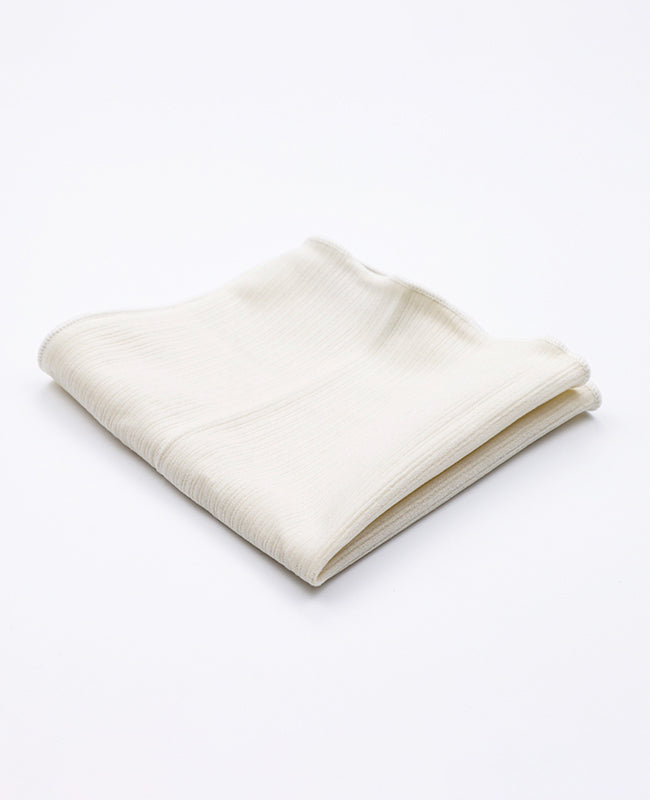 Pochette de Costume Blanche en velours | Marius - Unipap's