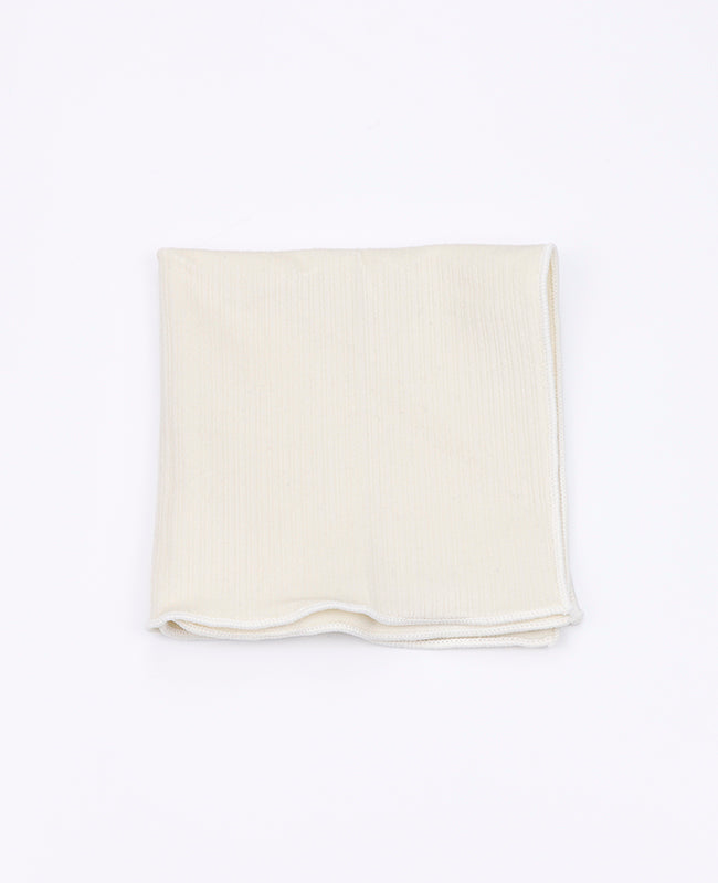 Pochette de Costume Blanche en velours | Marius - Unipap's